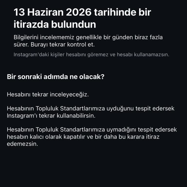 Instagram Hesabım Aniden Askıya Alındı, İtirazlarıma Cevap Gelmedi