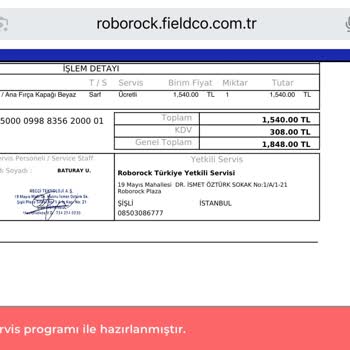 Roborock S8 Pro Ana Fırça Kapağı Kırılmasına Garanti Kapsamında Ücret Talep Edilmesi