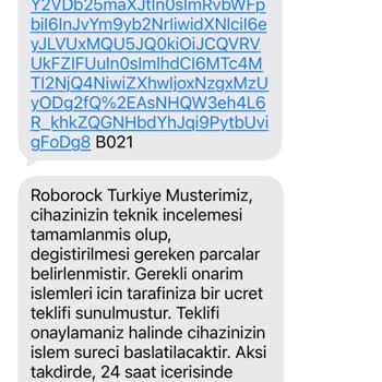 Roborock S8 Pro Ana Fırça Kapağı Kırılmasına Garanti Kapsamında Ücret Talep Edilmesi