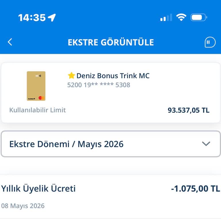 Denizbank Kredi Kartıma Yetkisiz Yıllık Ücret Kesildi: İade Talebi