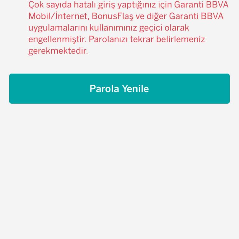 Garanti BBVA Hesabım Sürekli Bloke Ediliyor ve Kartıma Ulaşamıyorum