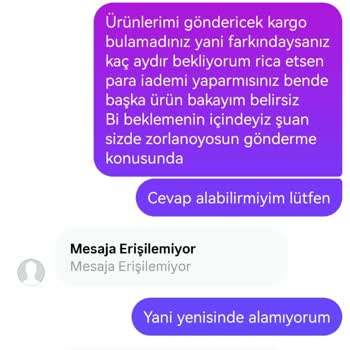 Kapora Alındı Ürün Gönderilmedi Ve Kalan 3.000 TL İade Edilmedi