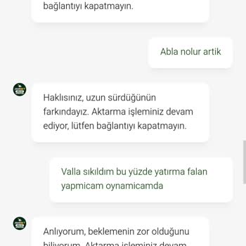 2000 TL'lik Yatırımım Hesabımda Görünmüyor Ve Sürekli Gecikiyor