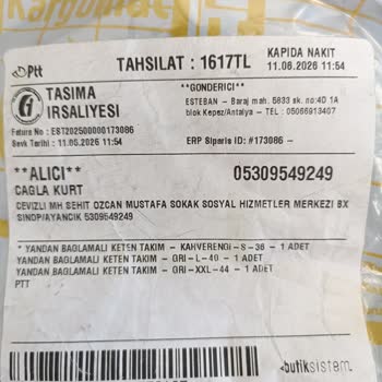 Yanlış Renk Ve Beden Gönderimi Ve Cevapsız Müşteri Hizmetleri