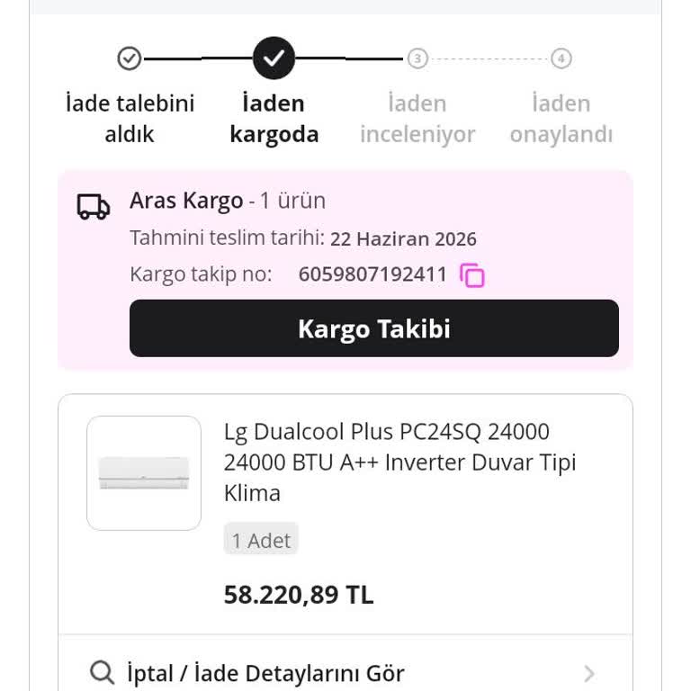 Epa İnternet Mağazacılığı Siparişim Teslim Edilmedi ve Stok Yok Bahanesiyle İptal Edildi