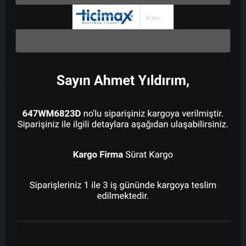 Toriasman'da Yanıltıcı Kargo Bildirimi Ve Keyfi Sipariş İptaliyle Mağduriyet