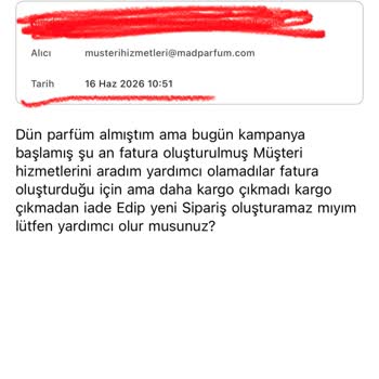 Kargo Çıkmadan İptal Talebim Reddedildi, İade Gecikti