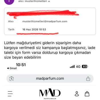 Kargo Çıkmadan İptal Talebim Reddedildi, İade Gecikti