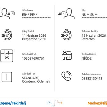 Kargonun Truva'da Takılı Kalması Ve Niğde'ye Teslimatın Sürekli Ertelenmesi