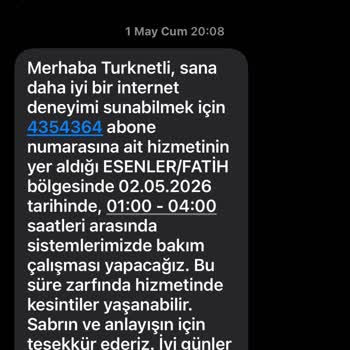 Altyapı Çalışması Nedeniyle Sürekli İnternet Kesintisi Ve Müşteri Hizmetleri Çözüm Yetersizliği