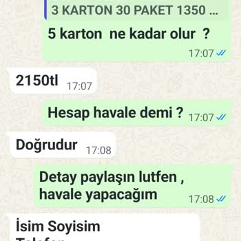 2.150 TL Ödeme Yaptım Ürün Gelmedi Ve Cevap Alamıyorum