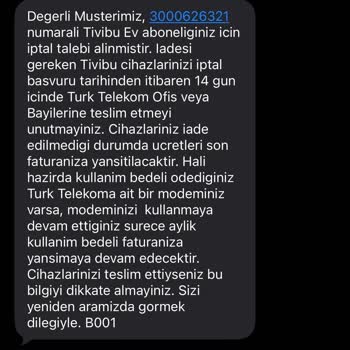 Teslim Edilen Cihaz Ücretinin Haksız Faturaya Yansıtılması