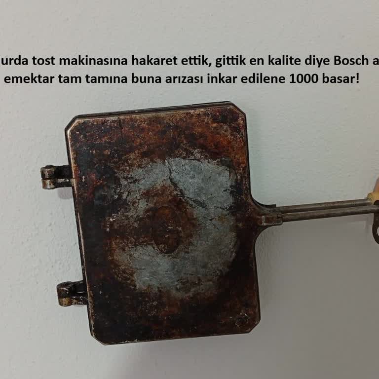 Bosch Tost Makinesinde Eşitsiz Pişirme, Yanıltıcı Watt Bilgisi Ve Servis Engeli