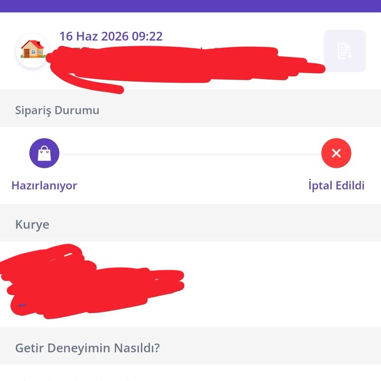 Getir’de Uzun Süre Geciken Ve Yanlış Adrese Teslim Edilen Sipariş İçin Müşteri Hizmetleri Yetersiz