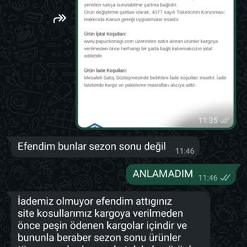 Yanıltıcı Değişim Sözü Ve Kullanılmış Ayakkabılar Nedeniyle Tam İade Talebi