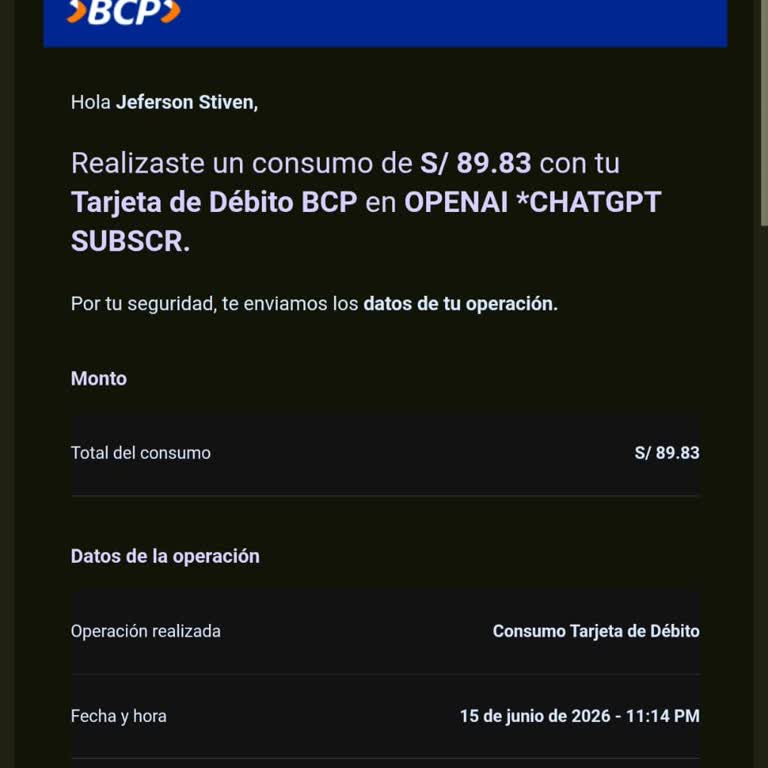 ChatGPT, Solicitud De Reembolso Por Cobro De Suscripción No Deseada
