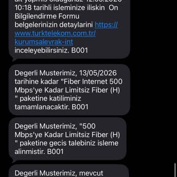 Kampanyalı Ücretin Üzerinde Fatura Ve Paket Değişikliği Hatası