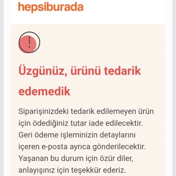 Hepsiburada'dan Sipariş İptali Ve Yanıltıcı Stok Görünümü