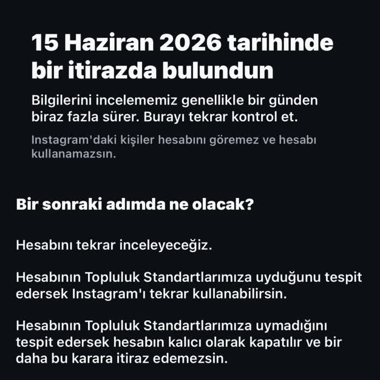 Instagram Hesabım Sürekli Askıya Alınıyor, Kimlik Doğrulamasına Rağmen Açılmıyor