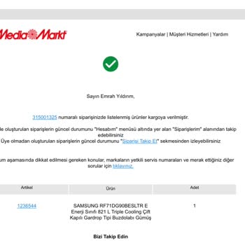 Media Markt Teslimat Sorunu Ve Geciken İade