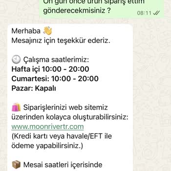 Moonriver'den Peşin Ödeme Yapılan Ürünlerin Gönderilmemesi Ve İadesi Talebi