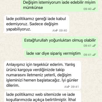 Yanlış Renk Ayakkabı Ve Ücretsiz Değişim Sözünün İhlali Ve Fatura Yokluğu