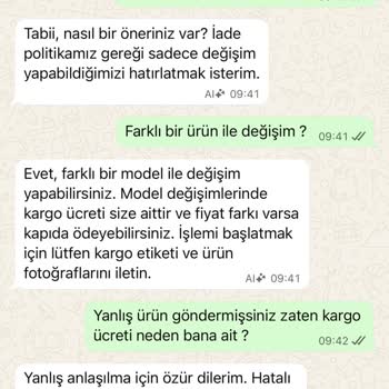 Yanlış Renk Ayakkabı Ve Ücretsiz Değişim Sözünün İhlali Ve Fatura Yokluğu