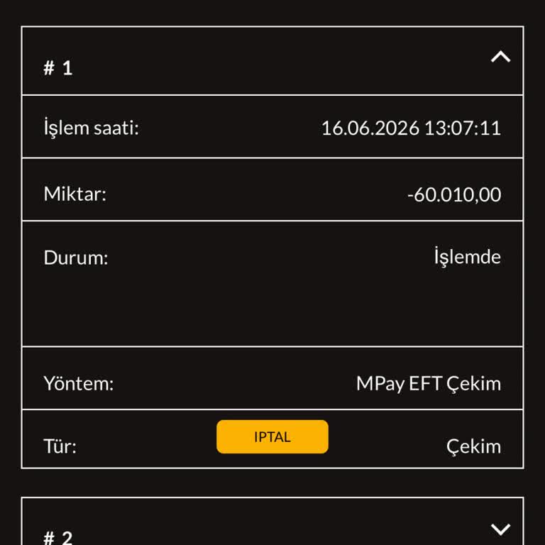 Casibom’da 60.010 TL Çekim Talebim İşlemde Takılı