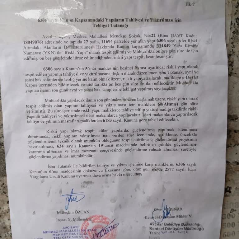 Avcılar Belediyesi Ve İBB’nin Taşınma Ve Kira Yardımlarını Geciktirerek Aileyi Mahvediyor