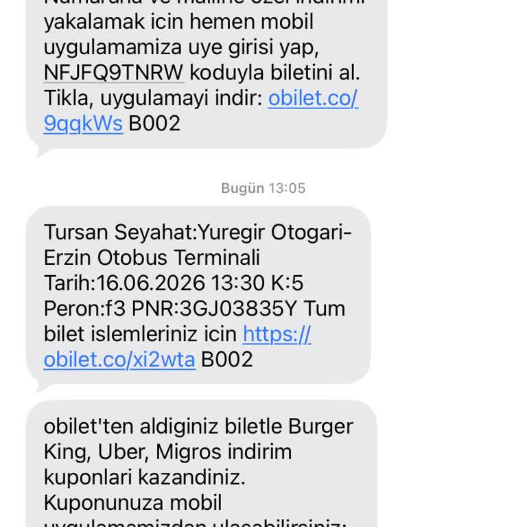 Tursan Seyahat Otobüsün Erken Hareket Etmesi Nedeniyle Mağdur Oldum