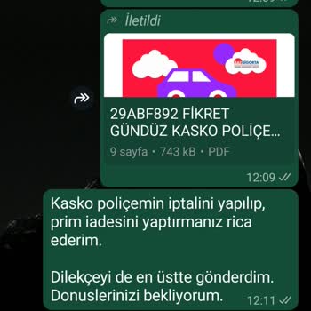 Zorla Yaptırılan Kasko Poliçesi İptal Edilmeli Ve Primler İade Edilsin