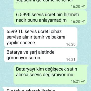 Dyson Yanıltıcı Batarya Satışı Ve Aşırı Servis Ücretiyle Mağduriyetim