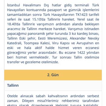 Tatilsepeti'de Baltık Harikaları Turunda Uçuş Saati Değişikliği Ve Mağduriyet