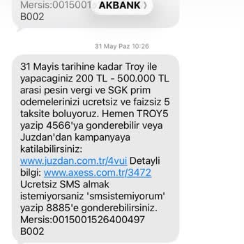 Akbank Yanıltıcı Yönlendirme İle Faizsiz 5 Taksit Uygulanmadı