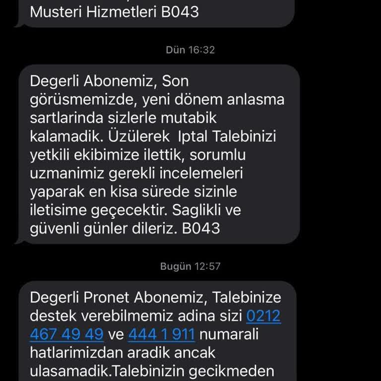 Pronet Abonelik İptalinde Cevapsızlık Ve Haksız Ek Ücretlendirme