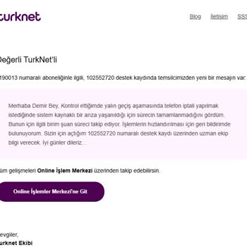 Sabit Hat Ücretinin Gizlice Tahsil Edilmesi Ve İptal Taleplerinin Cevapsız Kalması