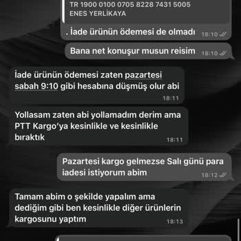 Cucıre Hâlâ Ürünlerim Elime Ulaşmadı