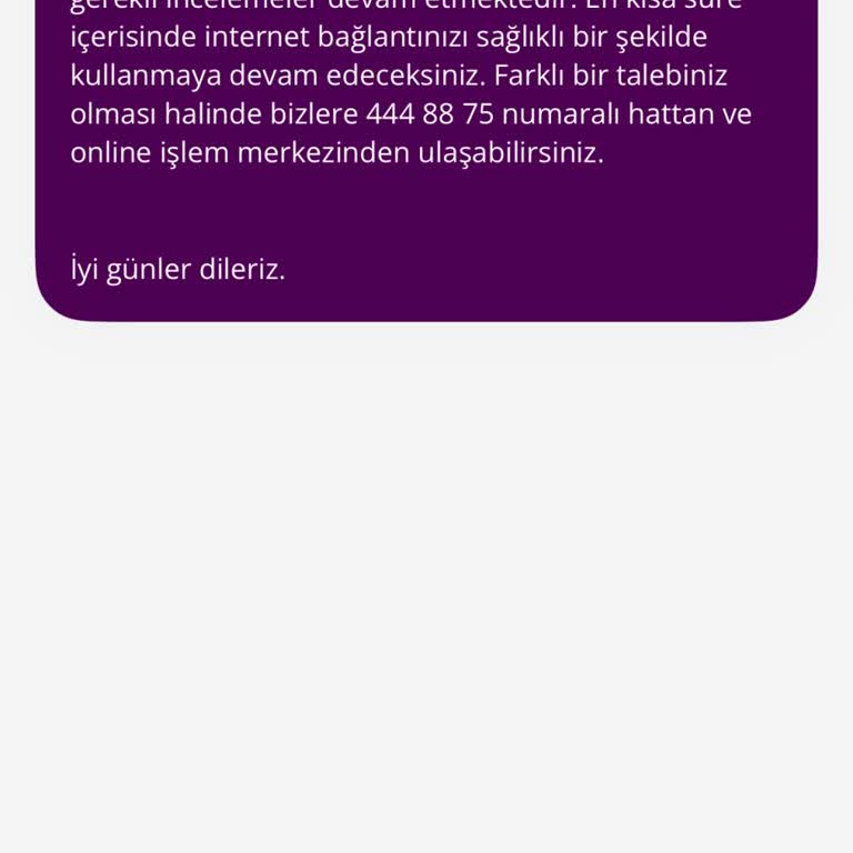 20 Gün Süren İnternet Kesintisi Ve Cevapsız Destek, Geri Ödeme Ve Abonelik İptali Talebi