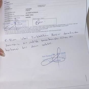PTTCell’in E-SIM Dönüşümündeki Başarısızlık Ve Taahhüt Bozma Ücretlerinin İadesi Talebi