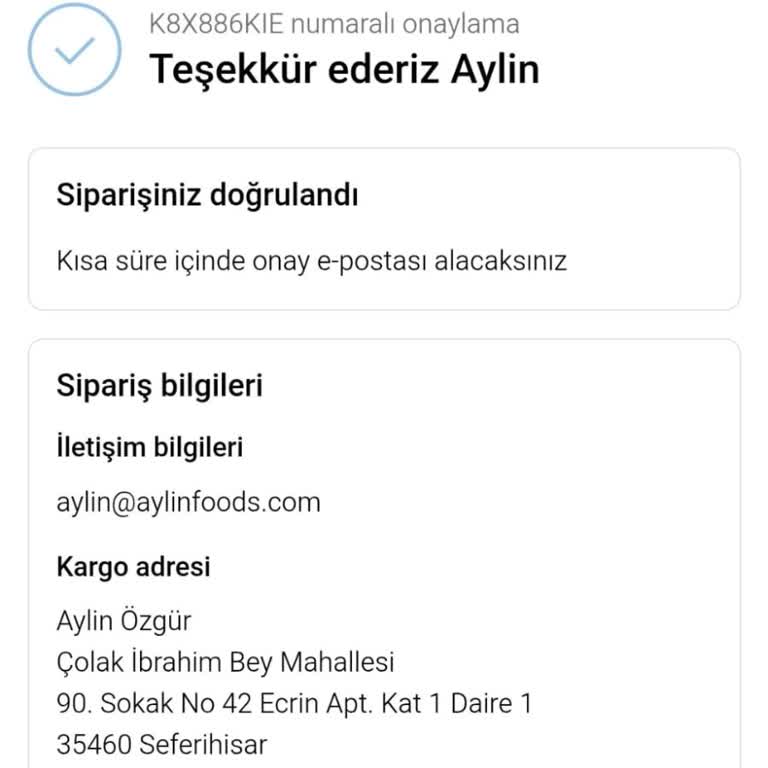 Teslim Edilmeyen Sipariş İçin Acil Kargo Ve İade Talebi