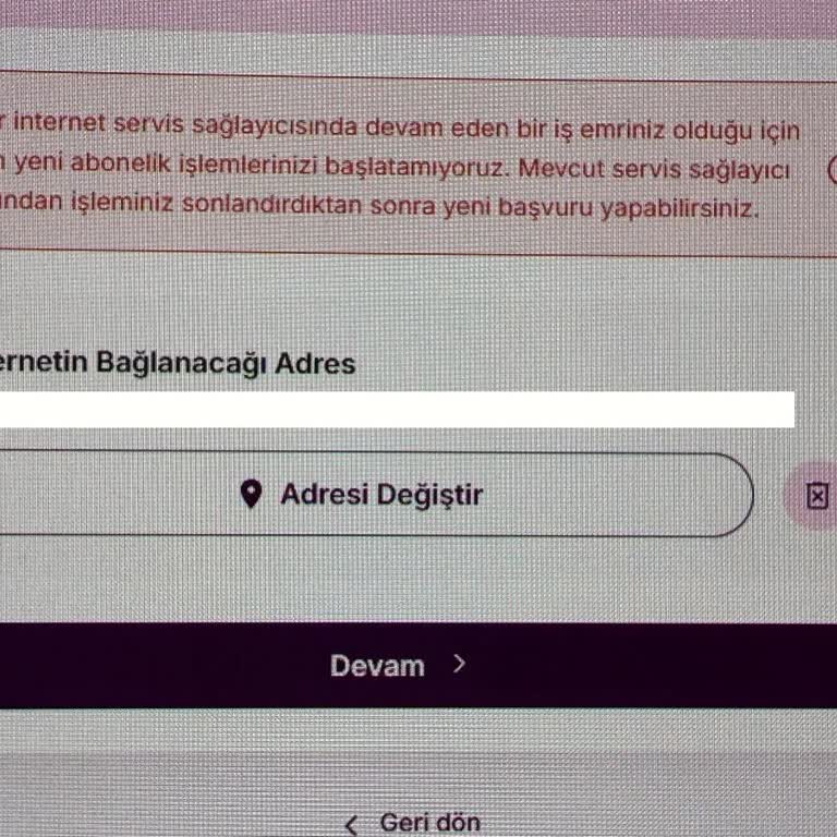 TurkNet Sistemindeki Görünmeyen İş Emri Nedeniyle Yeni Başvuru Yapılamıyor