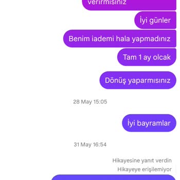 İade Talebim Cevapsız Kaldı, 900 TL Geri Ödeme Bekliyorum