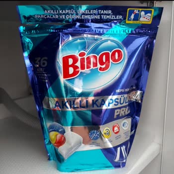 Bingo Akıllı Kapsül Pro 36’lı Bulaşık Makinesinde Çözünmeyen Deterjan İzleri