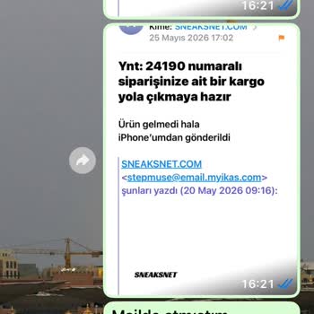Sipariş #24190 Kargoya Verilmedi Ve 4.628 TL Geri Ödeme Talebi
