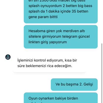 Big Bass Splash Oyununda Tekrarlanan Bakiye Sıfırlama Ve İade Talebi