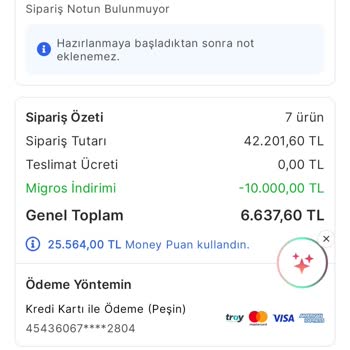 Migros Money Puanlarım Eksik Görünüyor Ve Belge Talebim Reddedildi