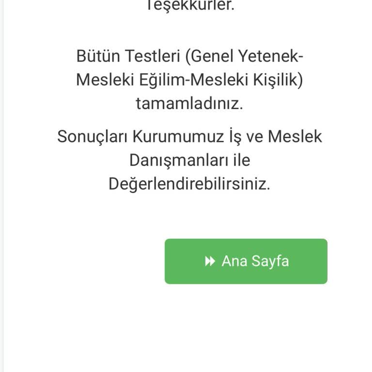 Sonuç Nasıl Öğrenilir Bilinmediği İçin Testte Yanıltıldım
