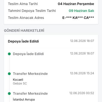 İade Paketi İçindeki Tek Elbisenin Ücreti Ödenmedi Ve Depoya Ulaşmadığı Söyleniyor