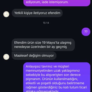 İkra Butik'ten Faturasız Satış Ve Keyfi Değişim Reddi