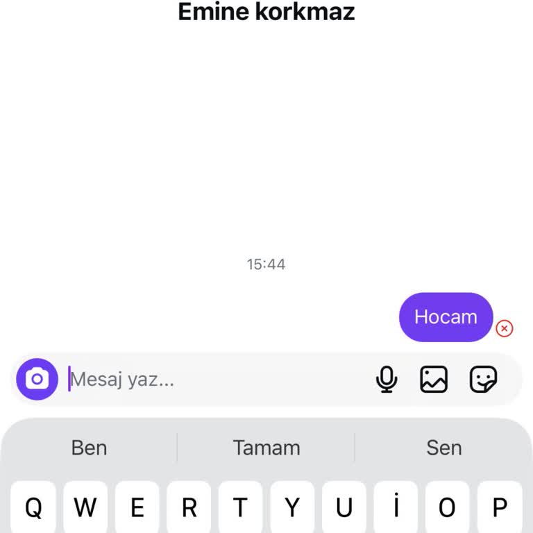 Yeni Takipçilerime Mesaj Gönderemiyorum Çarpı İşareti Hatası